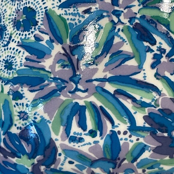 LILLY PULITZER (NEW) "High Maintenance" Set of 2 Ceramic Mugs, Royal/White-12 OZ - Picture 6 of 8